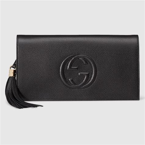 gucci soho leather clutch bag foldover|cheapest gucci soho bag.